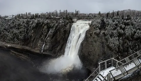 Sentiers et belvédère panoramique du Parc de la Chute-Montmorency